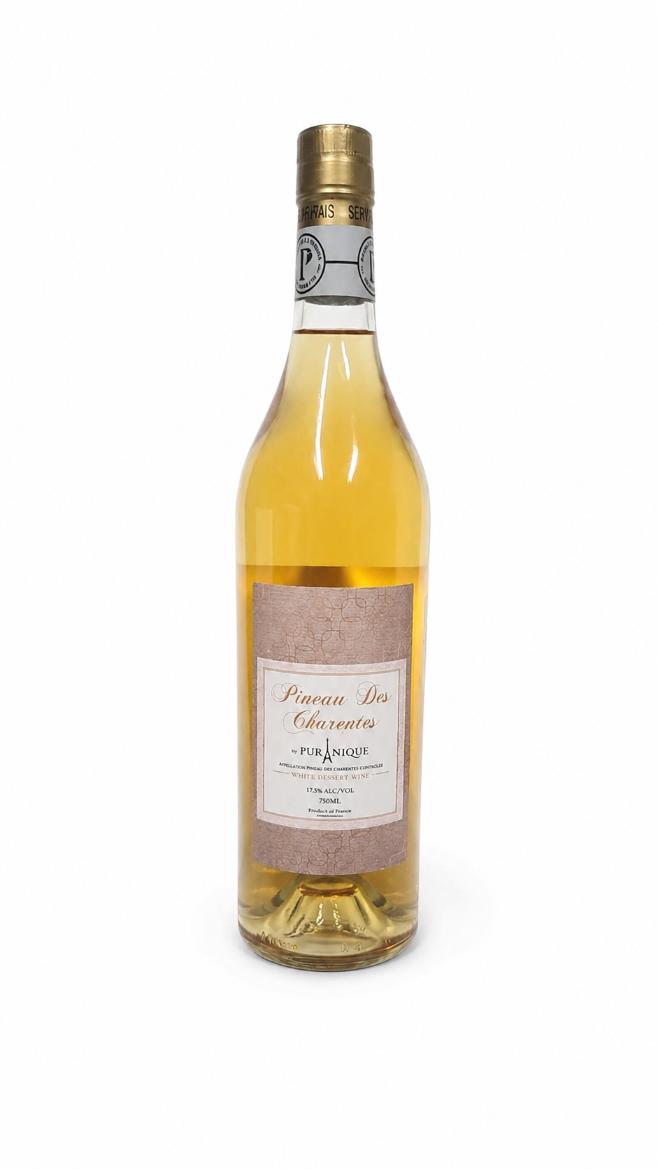 Puranique Pineau des Charentes Blanc French aperitif wine bottle