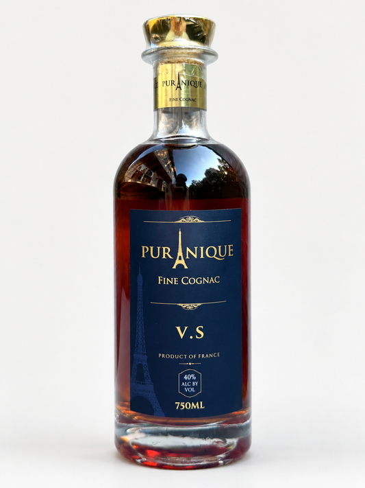 Puranique VS Cognac, 750ml bottle from Cognac, France