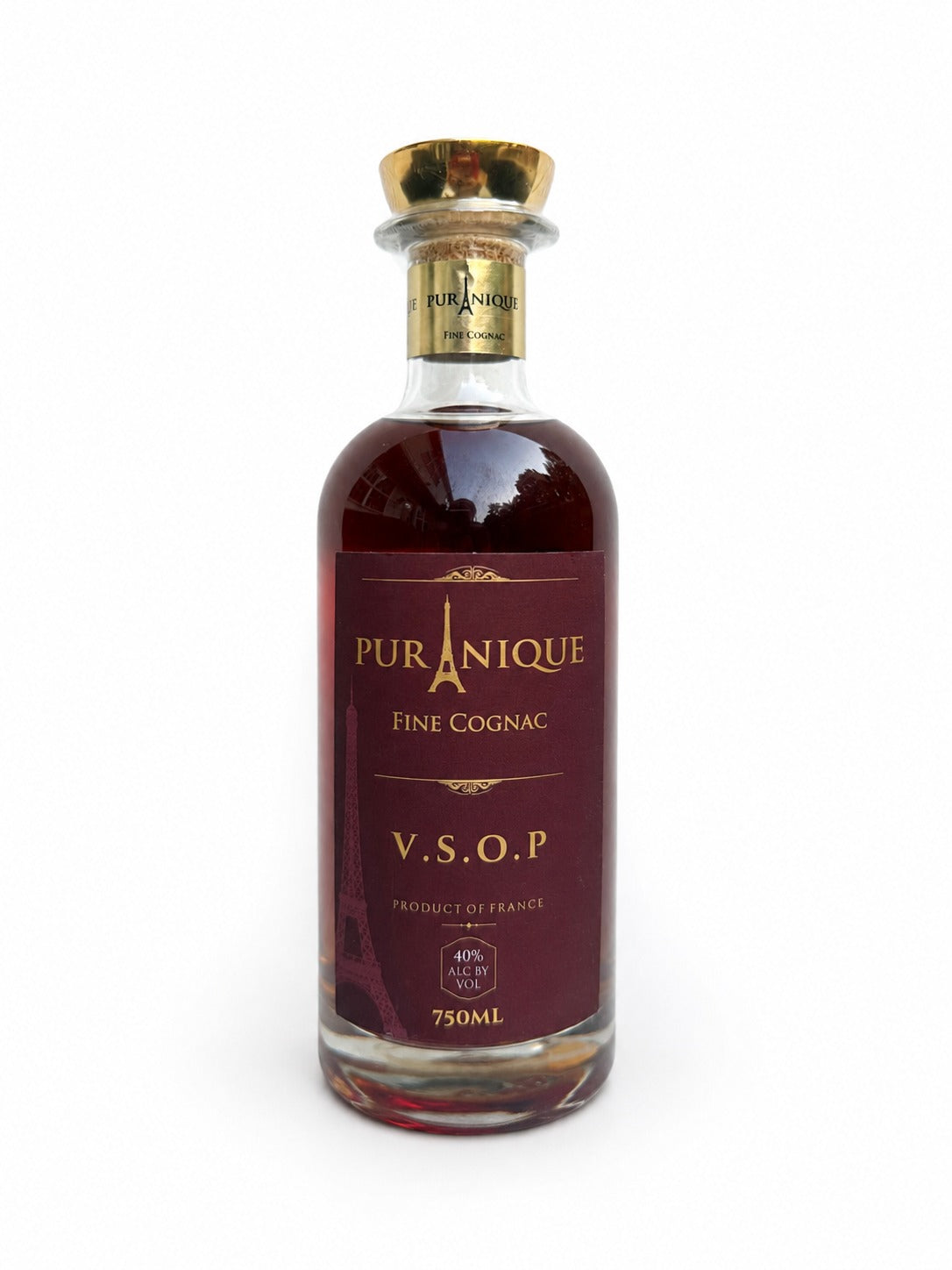 Puranique VSOP Cognac, 750ml bottle aged in French oak